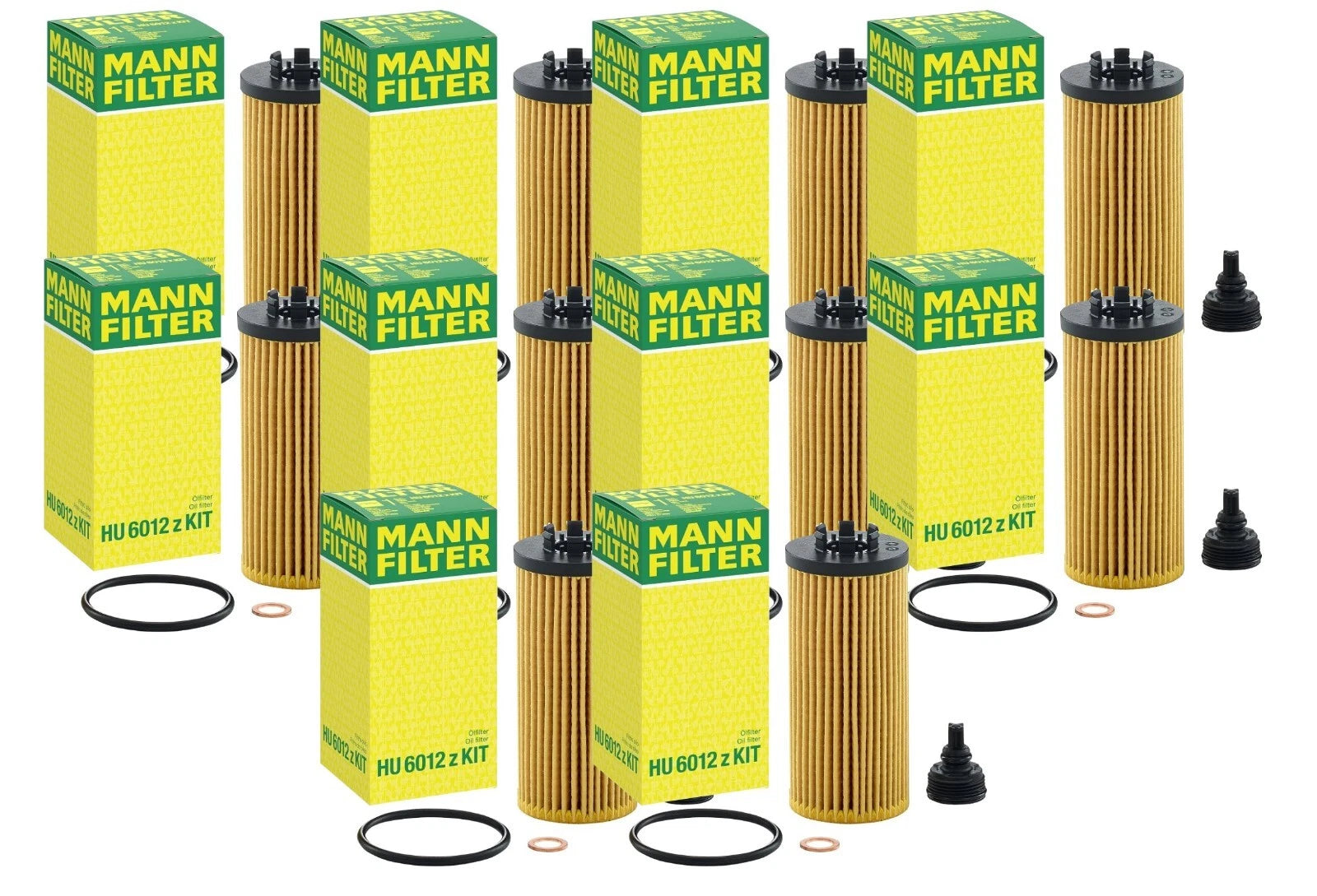 Set of 10 Engine Oil Filters for BMW F39 F44 F48 Mini F55 F56 F57 F60