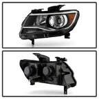 Halogen Projector Headlight W/Bulb Left for Chevy Colorado LT Z71 ZR2 (2015–2022)