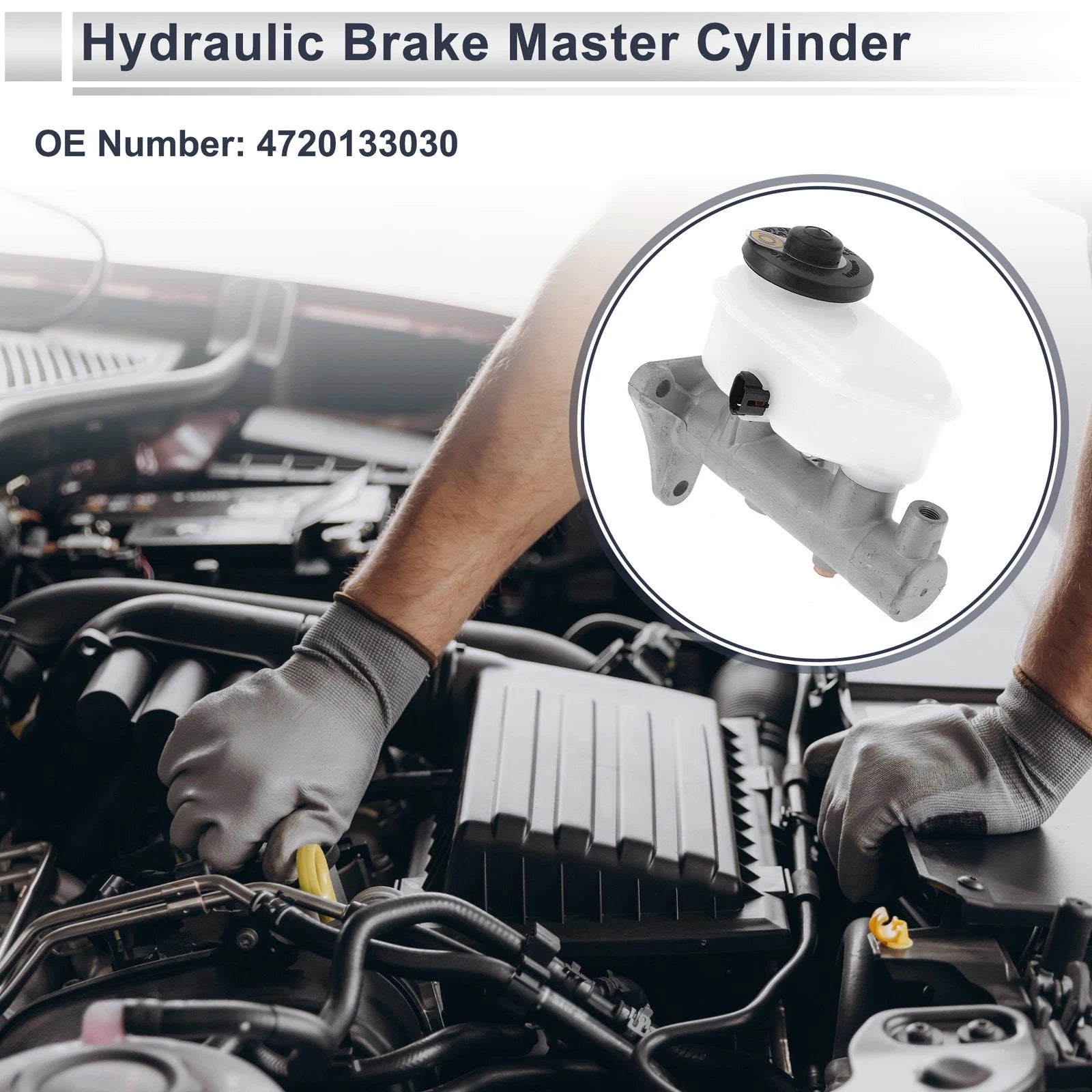 Brake Master Cylinder with Reservoir No. 4720133030 for Toyota Camry (1992–1994)