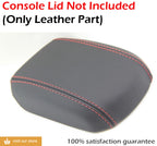 Center Console Armrest Cover for Chevrolet Cruze (2011–2015) Red Stitch