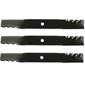 3-Pack Blades for John Deere X465 62C 62D (Fits 396-771)