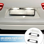 2X LED License Plate Light No.6E5Z13550A for Ford Fusion (2006–2012)