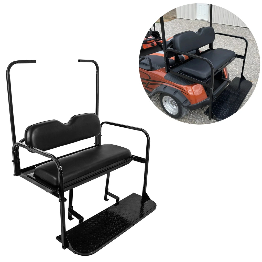 Flip Folding Rear Seat Cushions Pad for EZGO TXT (1995–2023)