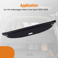 Luggage Load Cover Parcel Shelf for VW Atlas Cross Sport (2020–2025) ABS