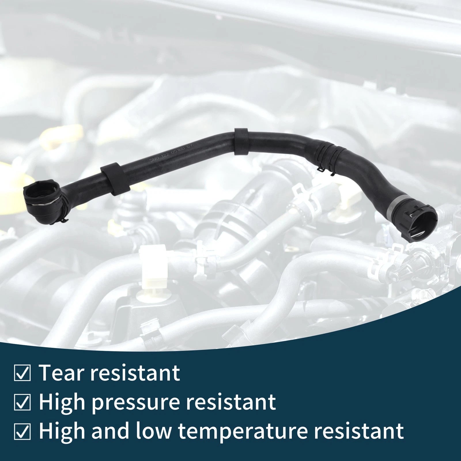 Radiator Hose No. 5N0122051BD for Audi Q3 (2014–2018)
