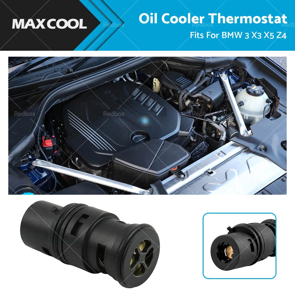 Oil Cooler Thermostat Expansion Tank for BMW E46 E53 E83 E85 E86 (1998–2006)