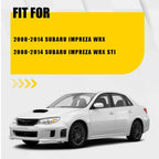 Pair Carbon Fiber Front Bumper Side Air Vents for Subaru WRX STi (2008–2014)