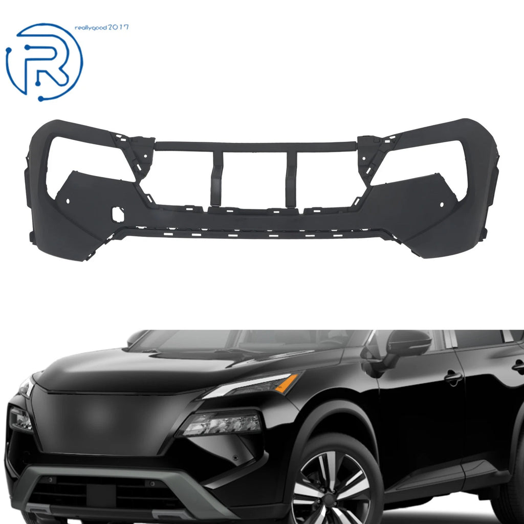 Front Bumper Cover with Park Assist Sensor Cut-out for Nissan Rogue (2024)