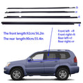 Set of 4 Weatherstrip Window Moulding Trim Seal for Lexus GX470 (2003–2009)