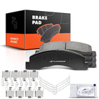 Set of 4 Front Ceramic Brake Pads for Ford F-250 F-350 Super Duty (1999–2004)
