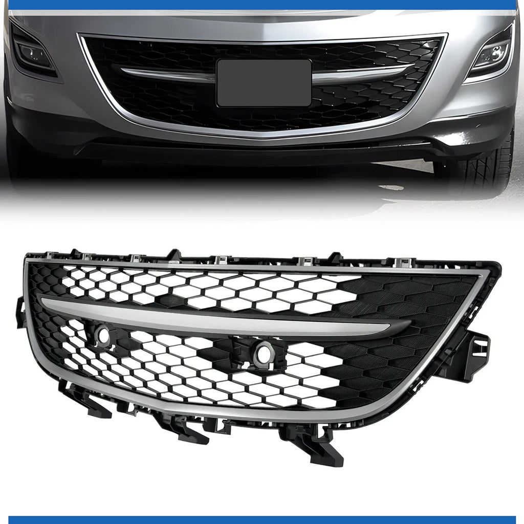 Front Bumper Grille with Chrome Surround for Mazda CX-9 (2010–2012)