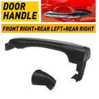 Outside Door Handle for Kia Forte (2010–2018) - Primed Black Rear Left
