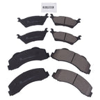 Set of 8 Ceramic Brake Pads for Ford F150 (2012–2020)