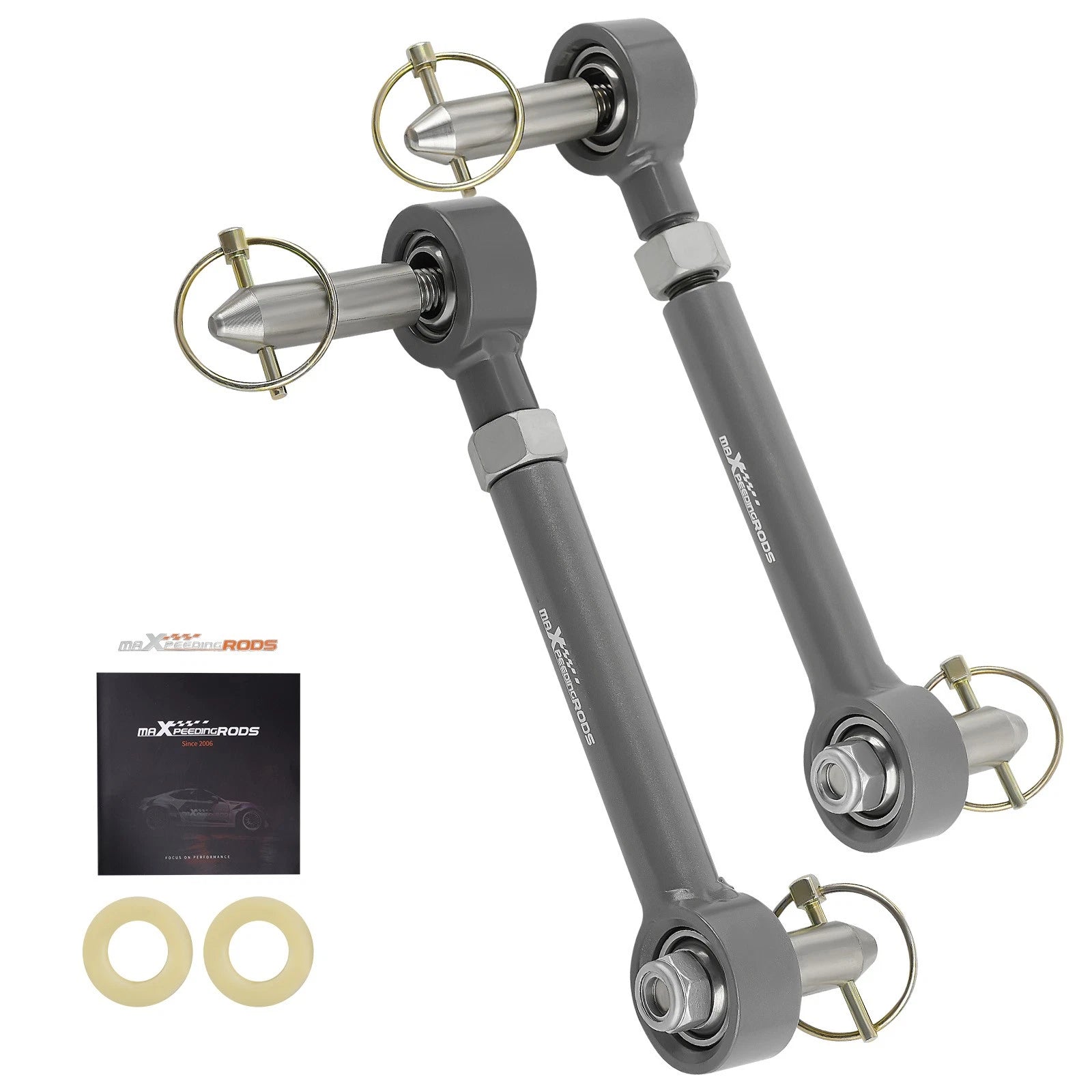 Front Sway Bar Links Disconnects for Jeep Wrangler JK (2007–2018) 2.5-6" Lift