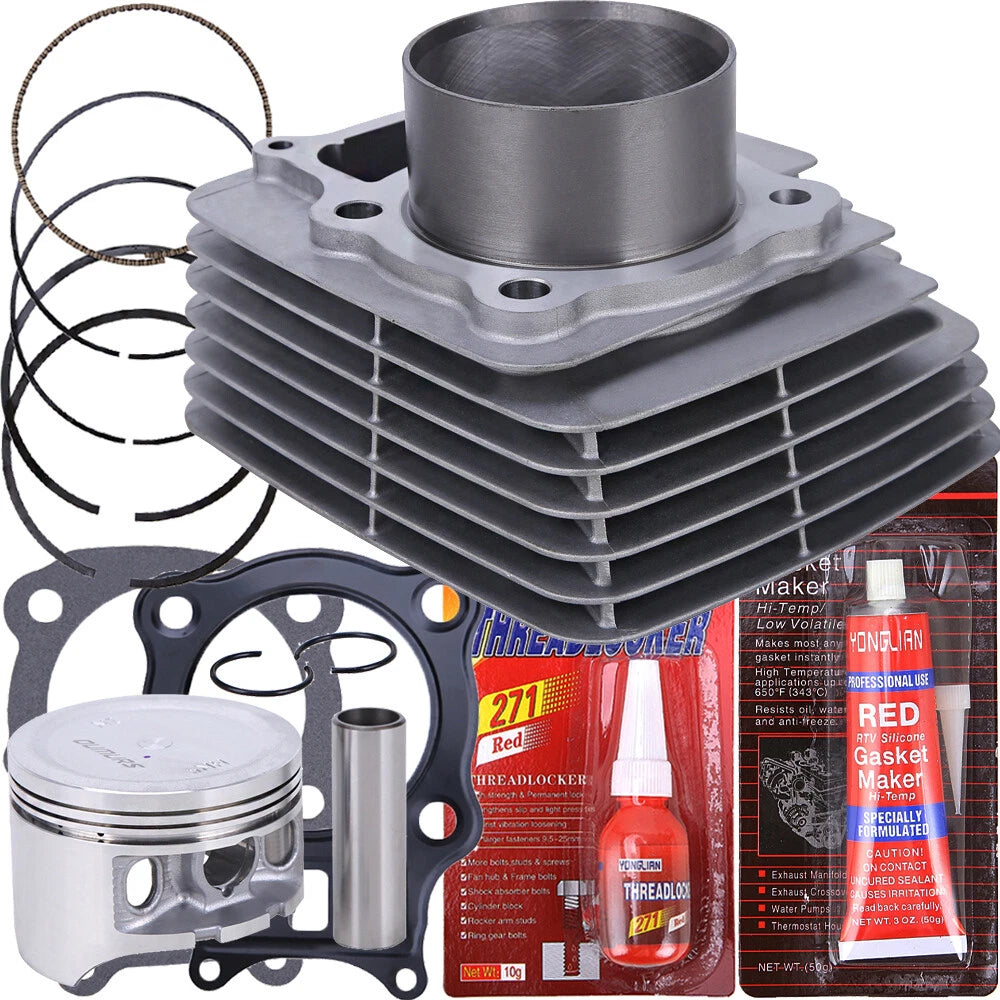 Top End Kit Cylinder Piston Gaskets for Honda Rancher 350 TRX350TM (2000–2006)