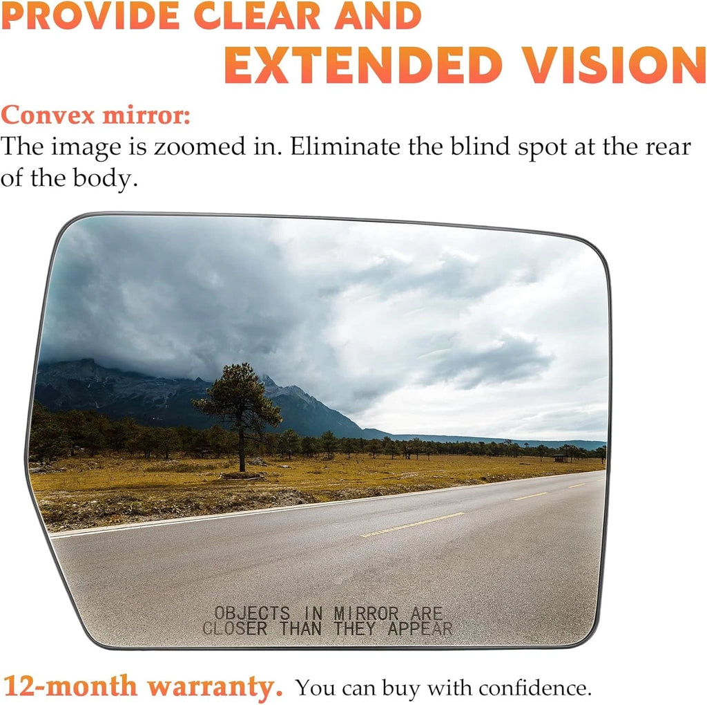 Heated View Mirror Glass for Ford F-150 (2004-2014)