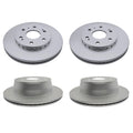Set of 2 ACDelco Silver Brake Kit Disc Rotors for Tahoe Yukon (345mm & 330mm)