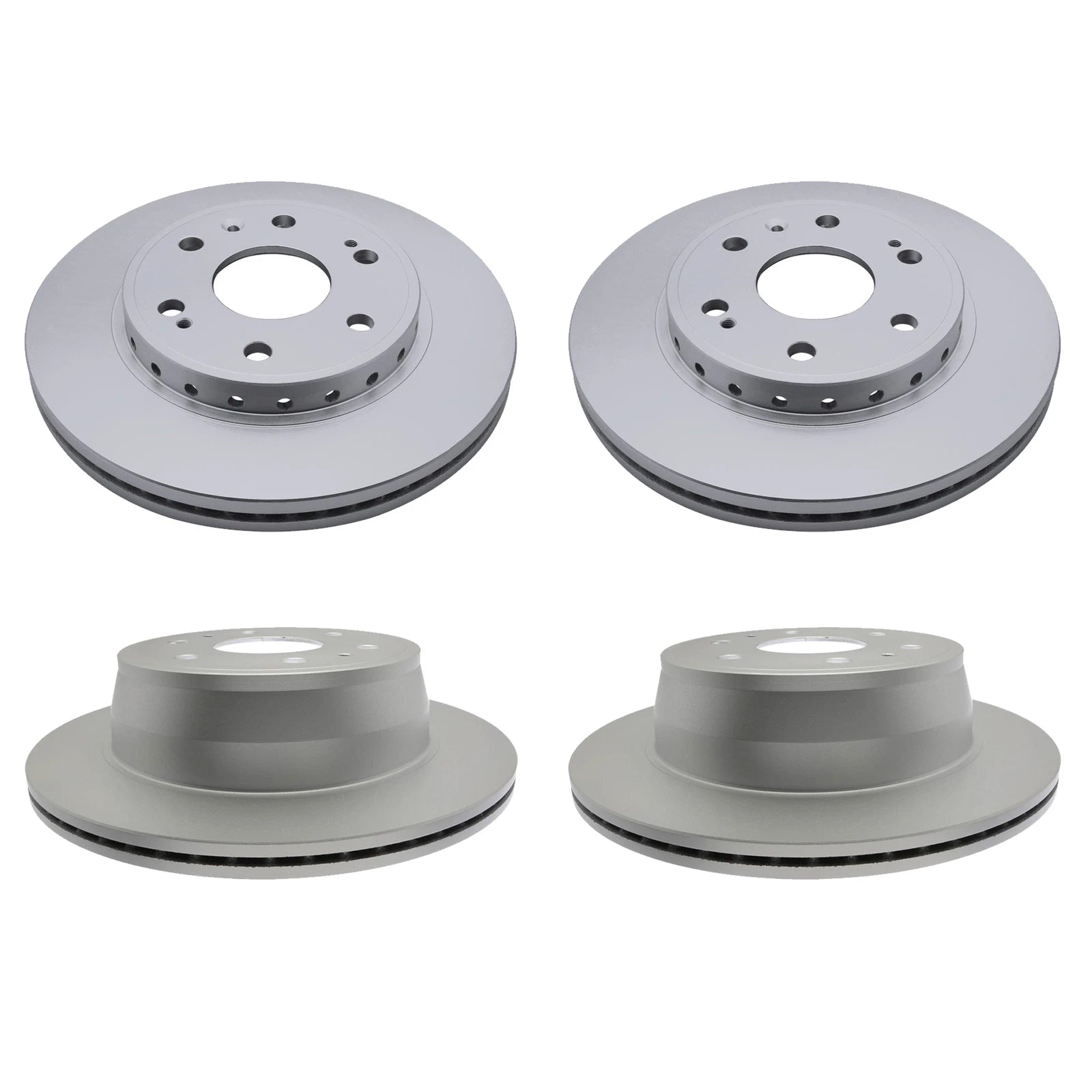 Set of 2 ACDelco Silver Brake Kit Disc Rotors for Tahoe Yukon (345mm & 330mm)