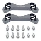 Brake Caliper Adapter for Subaru Legacy GT (2000–2008) 6061 Aluminum Gray