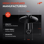 50x 8mm Nylon Front Bumper Push-Type Retainer Clips for Nissan