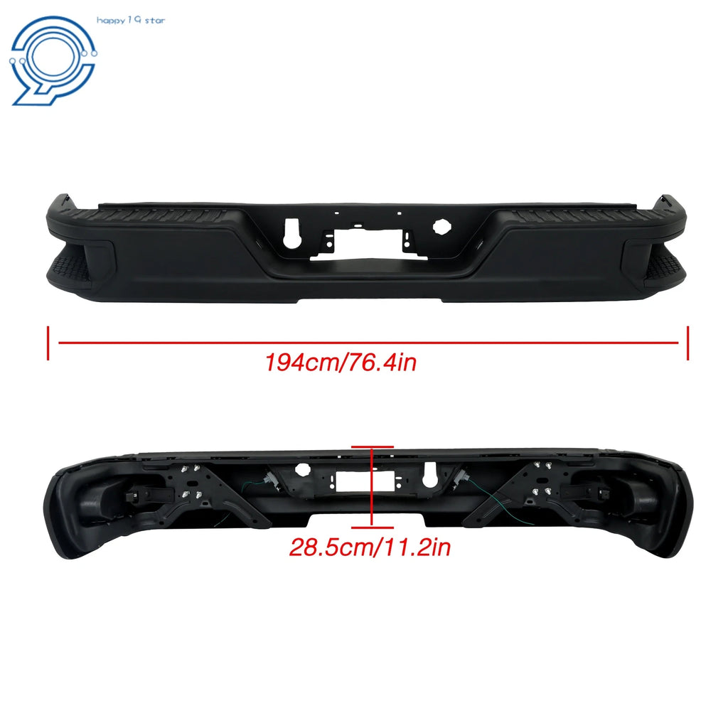 Rear Step Bumper Assembly for Chevy Silverado GMC Sierra 1500 (2019-2023)