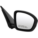 Right Side Mirror for Nissan Sentra (2020) - Power, Manual Fold, Black