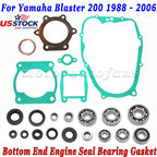 Bottom End Crank Transmission Bearings & Seals & Gasket for Yamaha Blaster YFS200 (1988–2006)