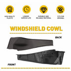 2X Windshield Wiper Cowl Extension Trim for Nissan Altima (2013–2015)