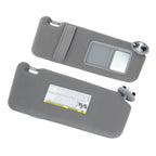 Sun Visor Pair Left & Right for Toyota Camry (2006–2011) Gray