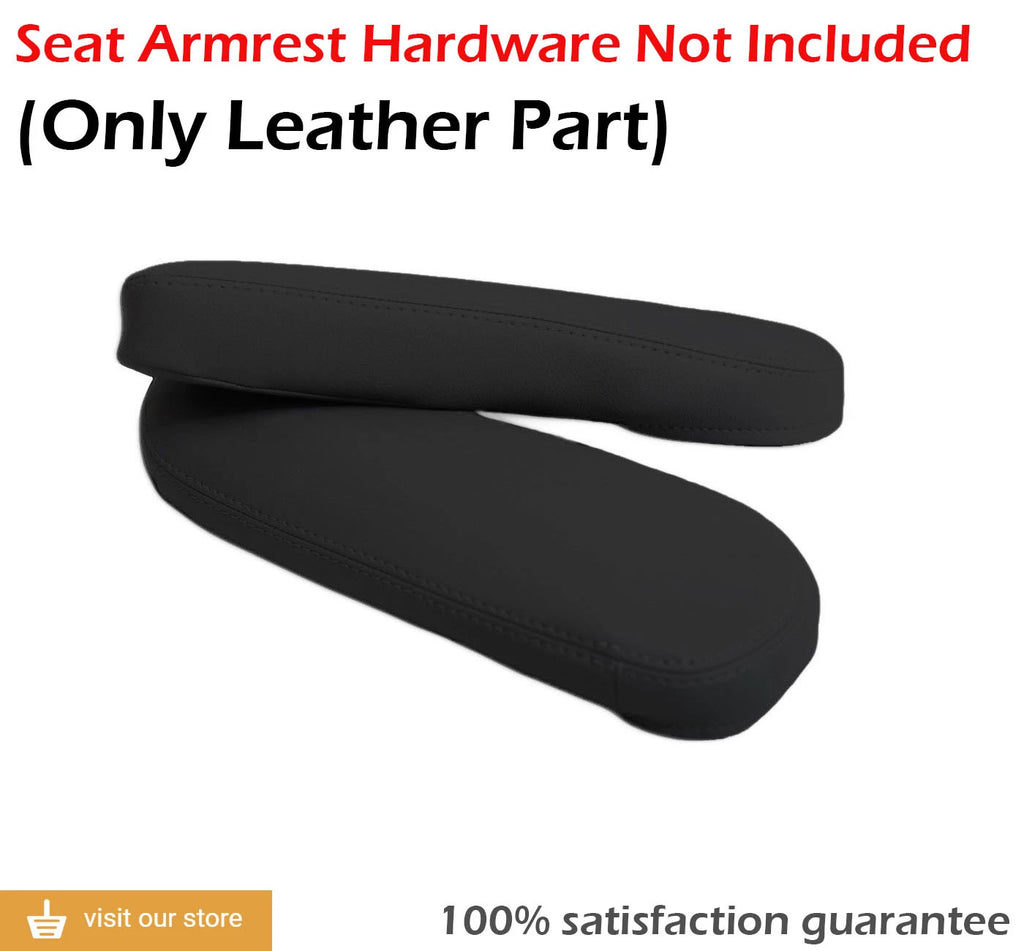 Front Seat Armrest Cover for Toyota Sienna (2011–2017) Black Leather Synthetic