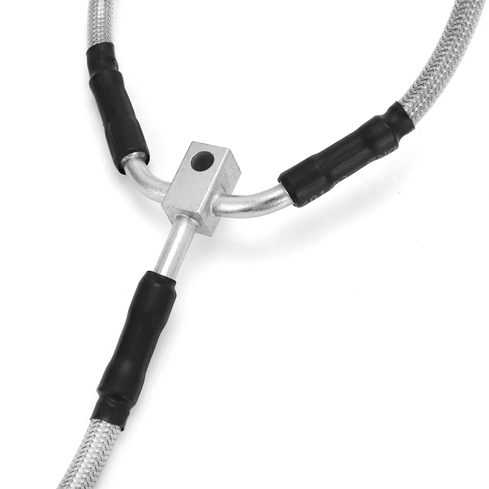 64 Inch Front Braided Brake Hose Line Kit for Can-Am Maverick X3 Turbo (2017–2023)