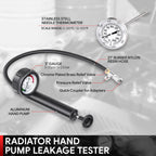 28Pcs Radiator Pressure Testing Pump with Hose for Car Pickup SUV