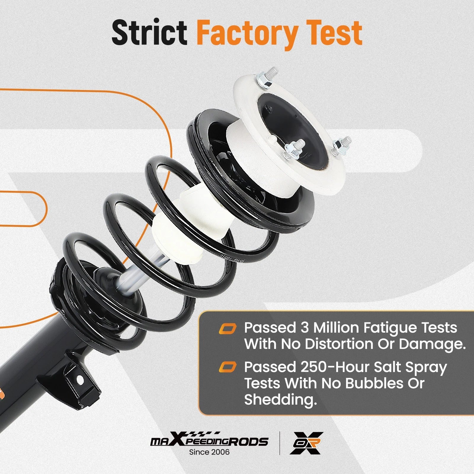 Front Struts & Sway Bar Links for BMW 135i 2008-2011, 325i 2006 (172314, 172313)