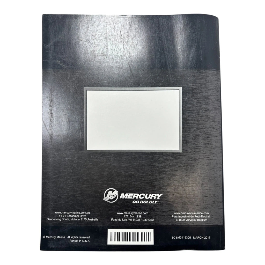 Service Manual for Mercury 200/250 HP EC & Non EC (2017) 90-8M0119305