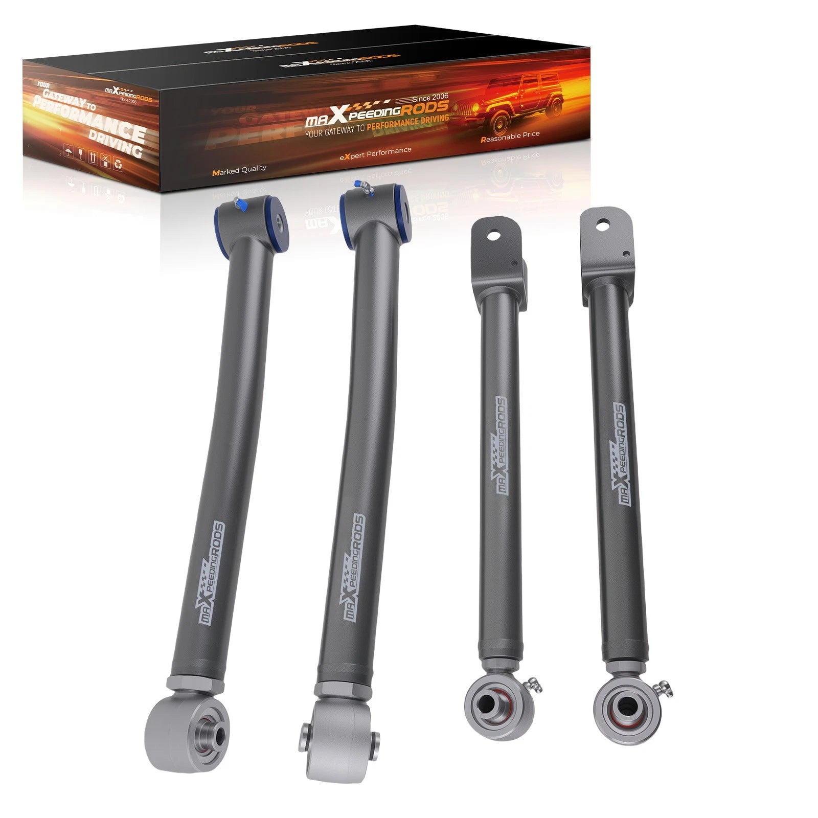 Front Control Arms for Jeep Wrangler JK Unlimited 2007-2018 0-6" Lift Adjustable