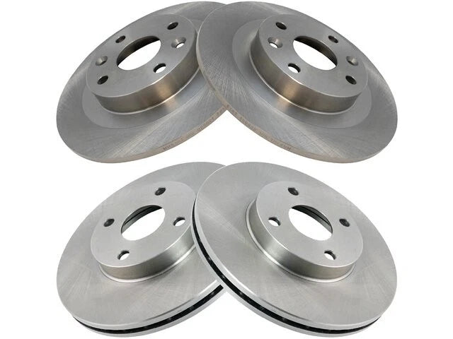Set of 2 Front and Rear Brake Rotors for Mazda MX3 (1992–1995) TD362GT