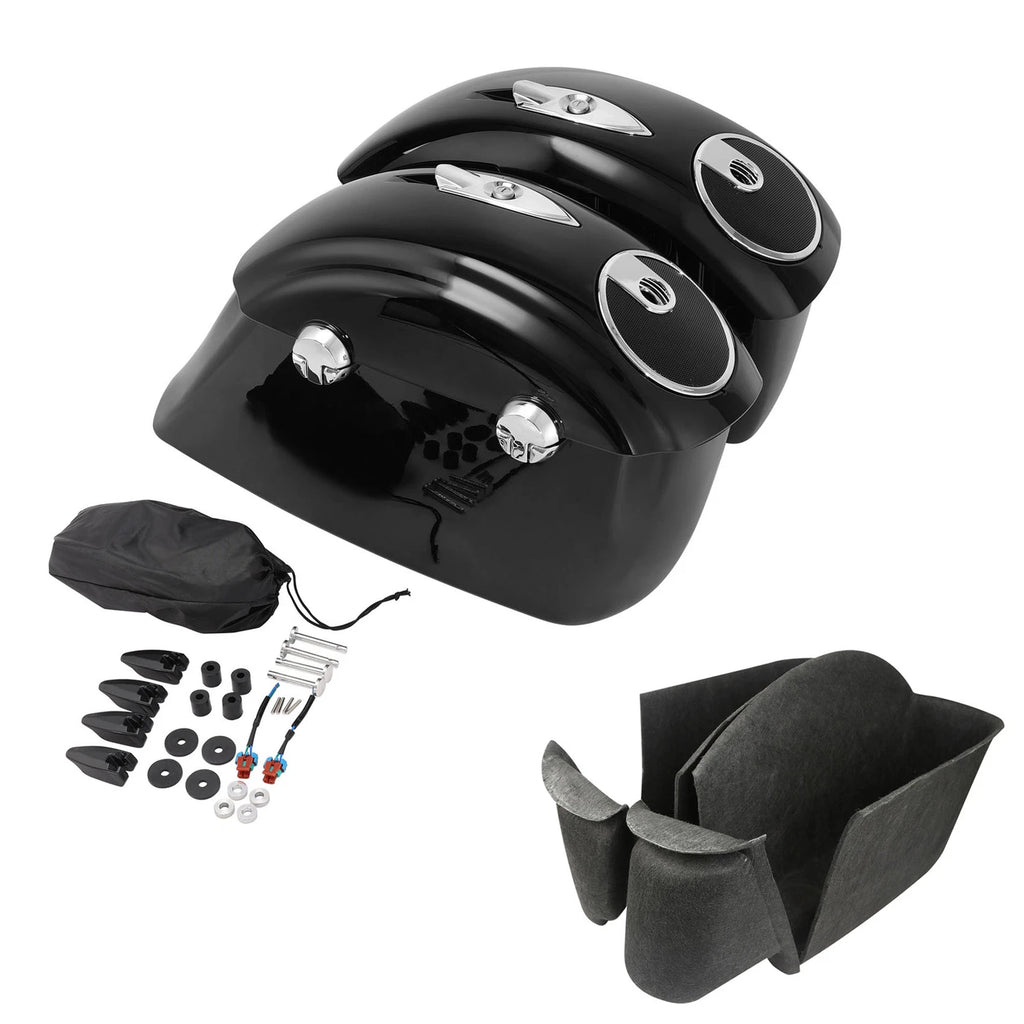 Saddlebag Electronic Latch Audio + Liners for Indian Chieftain (2014–2023)