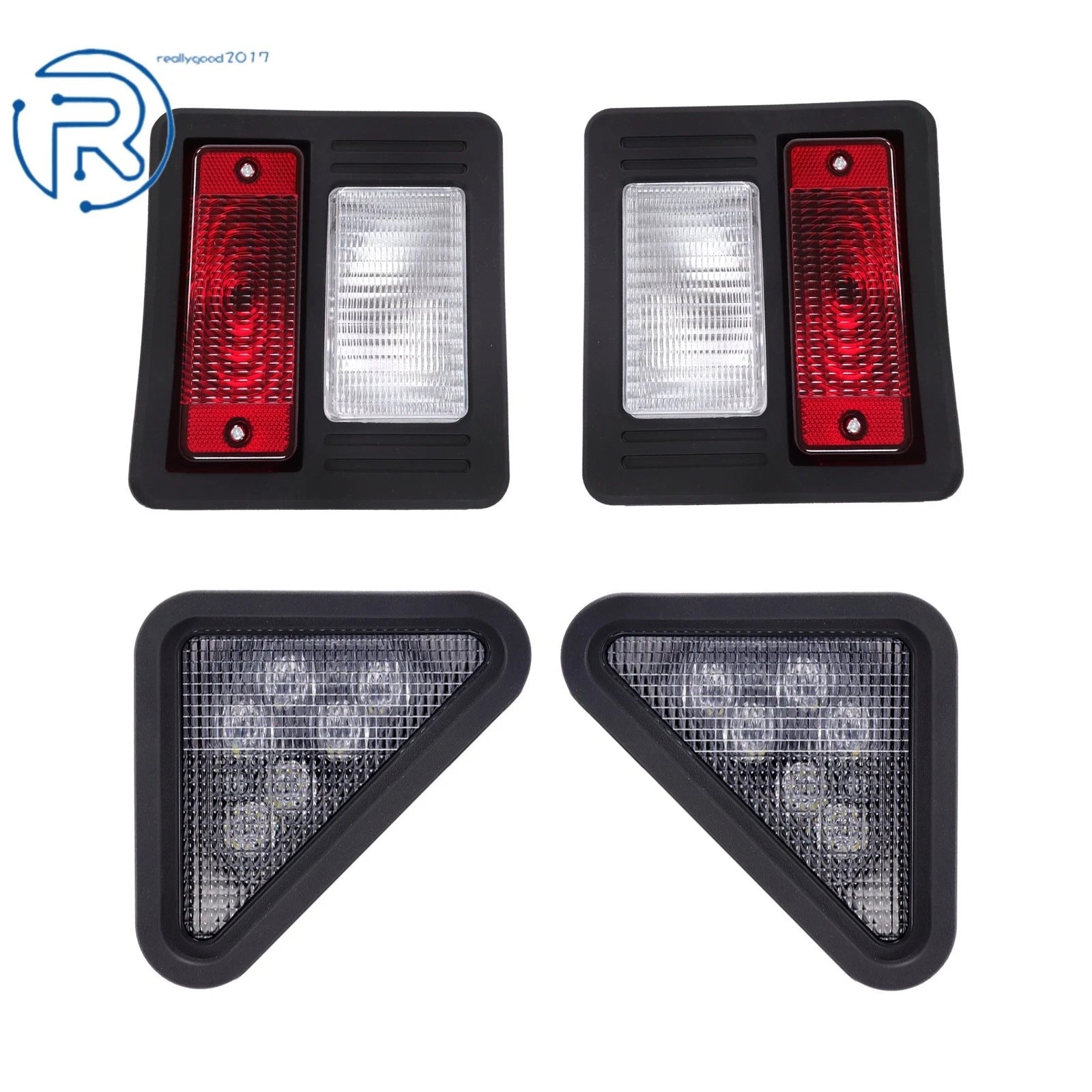Front & Rear Light Kit for Bobcat S100 S130 S150 S160 (6670284, 7259523, 7259524)