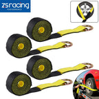 Set of 4 Axle Straps for Car Hauler Trailer