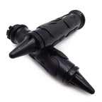 1 Pair Flame Fire Spike Hand Grips for Honda Suzuki Kawasaki Yamaha (7/8")