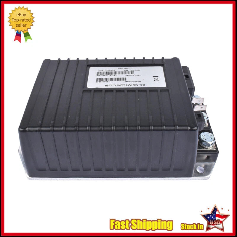 Curtis 250A DC Motor Controller for Club Car Golf Carts (48V) 1510A-5250 1510-5201