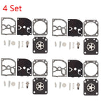 Set of 4 Carburetor Diaphragm Kit for Zama RB-129 C1M-W26A C1M-W26B C1M-W26C
