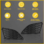 Set of 2 Fog Light Covers for Toyota Corolla (2009–2010)