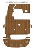EVA Foam Teak Deck Flooring Mat for Sea Ray 340 Sundancer (2001)