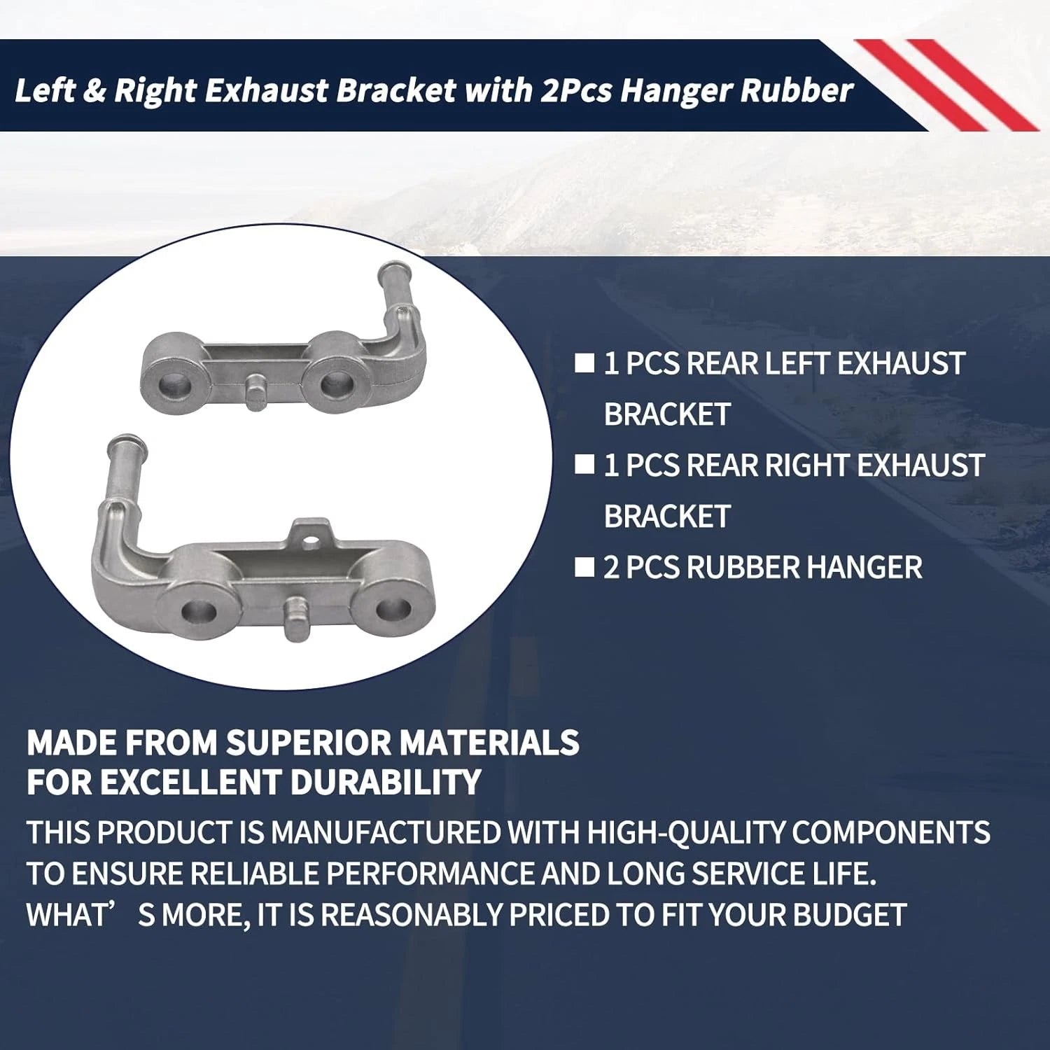 Exhaust Bracket Muffler Support for Dodge Ram 1500 (2019-2025)