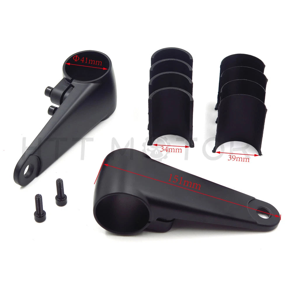 Headlight Mount Bracket Fork Ear for Cafe Racer (35/39/41mm)