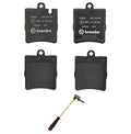 Brembo Brake Pad Set for Mercedes (Rear, Low-Met, with Sensor)