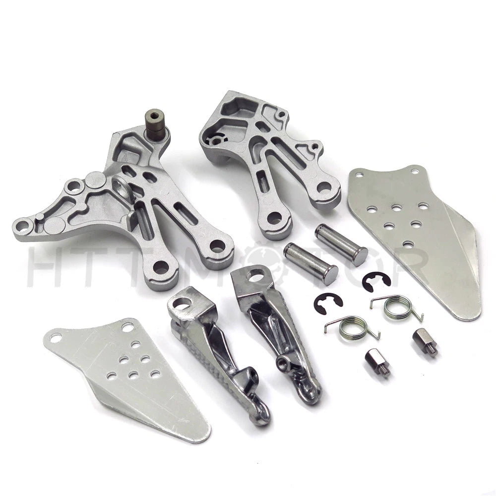 Front Foot Rest Pegs & Brackets for Kawasaki Ninja ZX10R (2004–2005)
