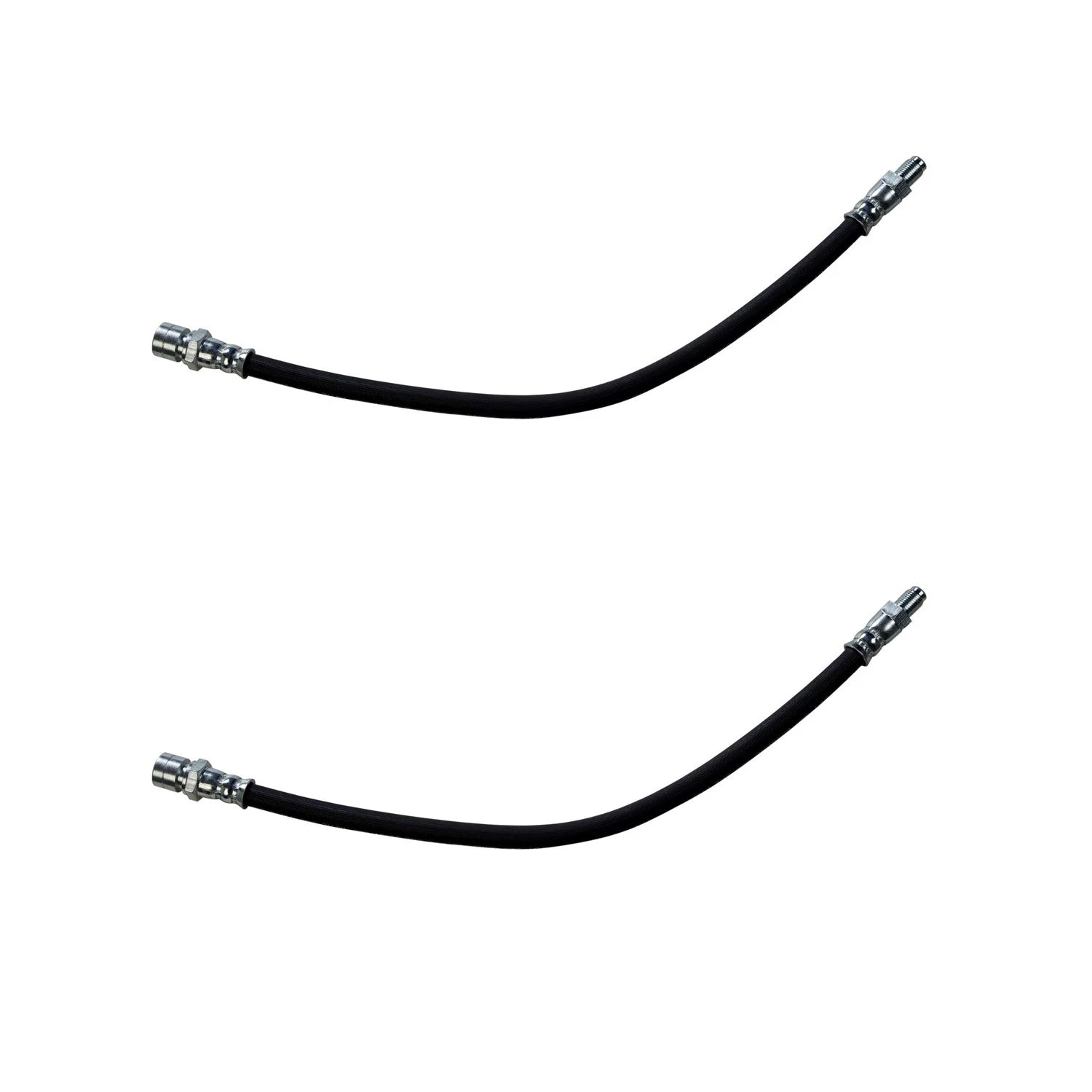 Set of 2 Front Brake Hydraulic Hoses for Volkswagen Beetle Fastback (1968–1974)