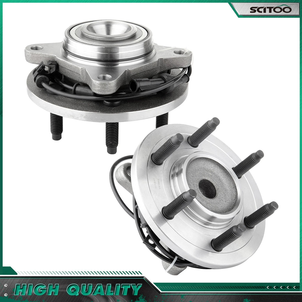 2X Front Wheel Bearing Hub for Lincoln Navigator, Ford Expedition (2003–2006) 2WD